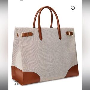 Ralph Lauren Canvas Extra-Large Devyn Tote Bag